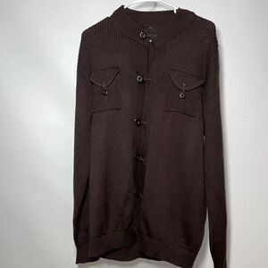 Venezzi brown cardigan sweater